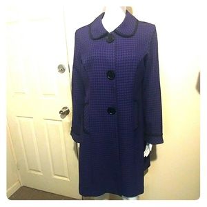 Vintage Houndstooth coat Sz 10